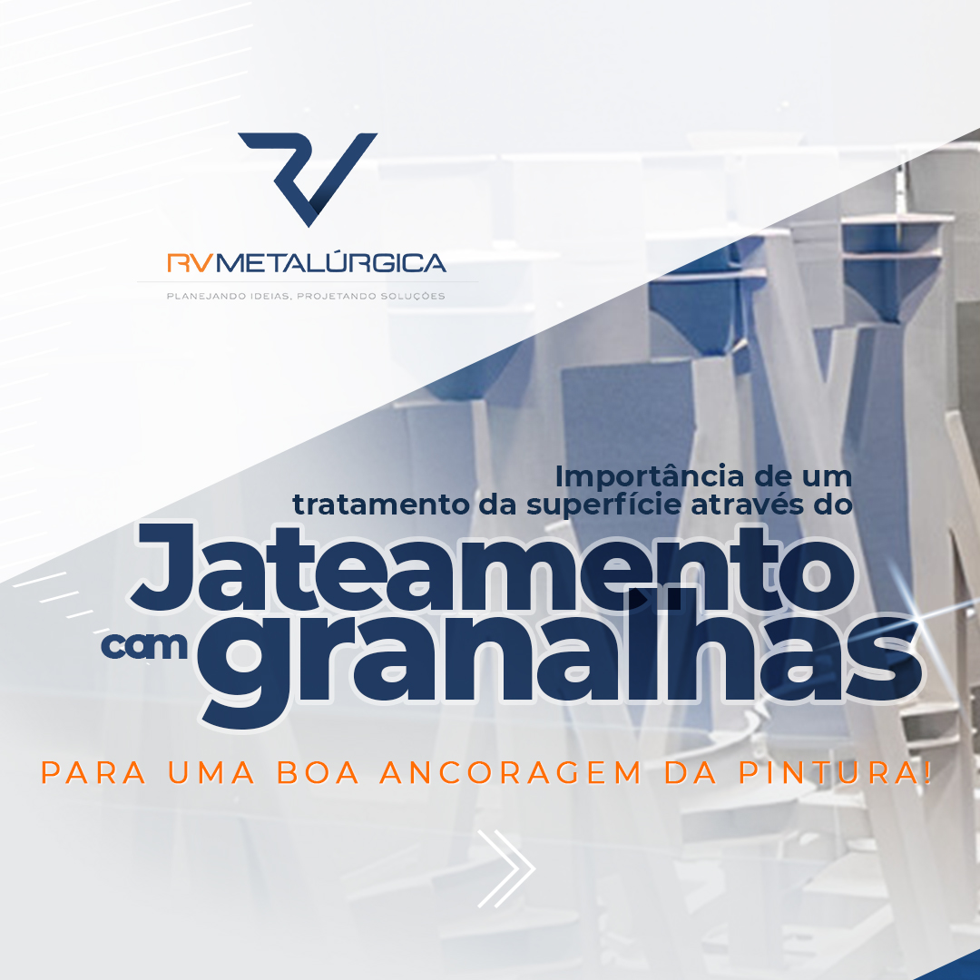 Importância de um tratamento da superfície através do jateamento com granalhas para uma boa ancoragem da pintura!